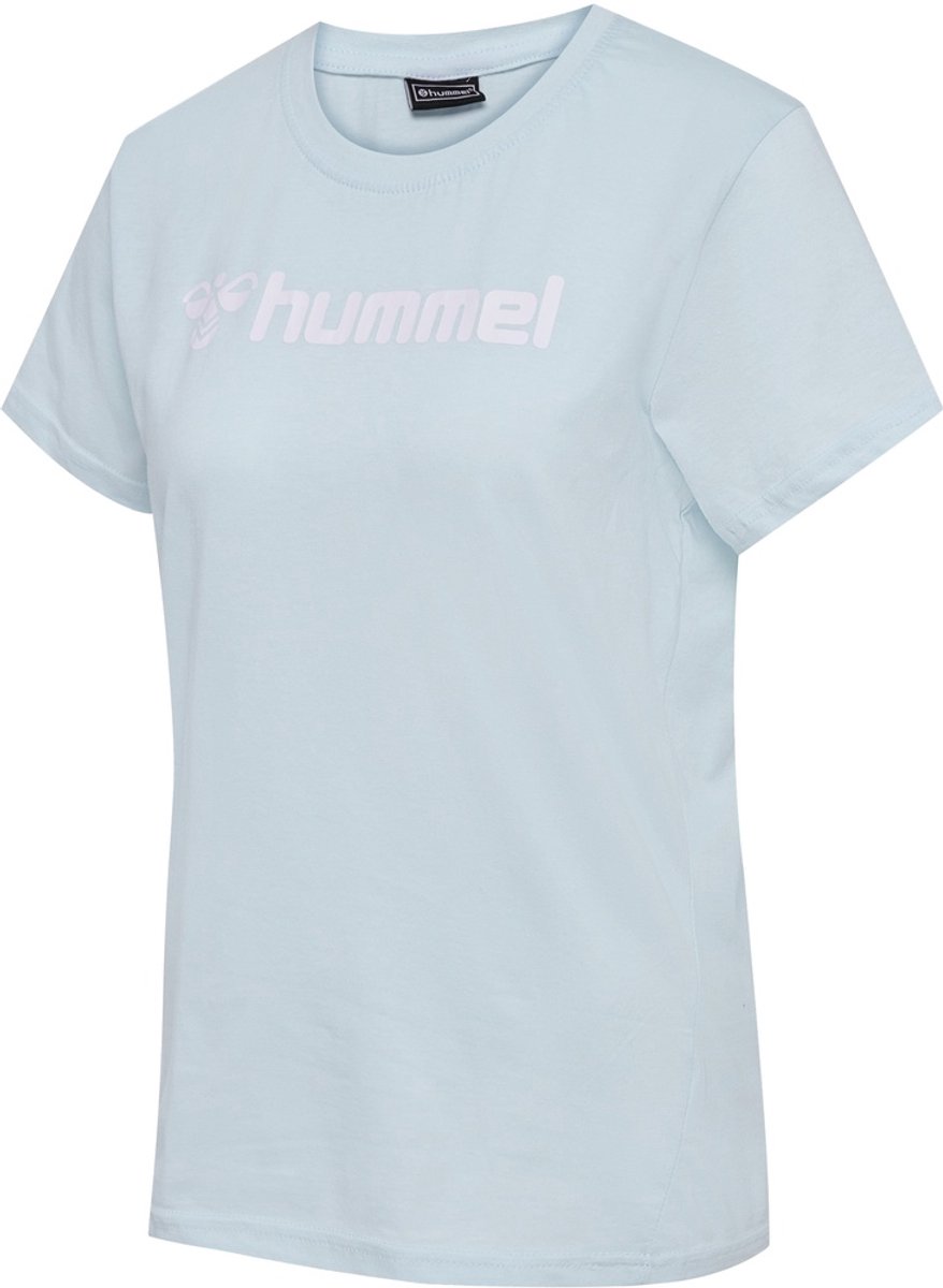 Hummel Damen Sport Shirt Hmlmover Cotton T-Shirt S/S Woman 205586 Baby Blue-L