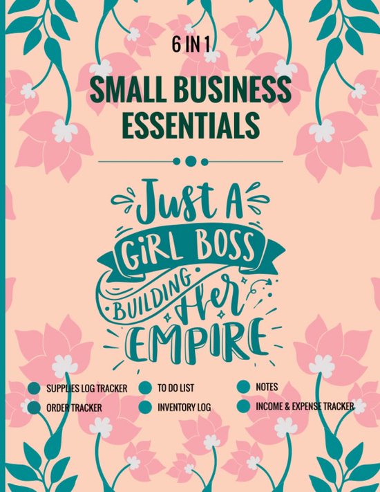 Essentiële 6-in-1 Bedrijfsplanner: Order-, Voorraad-, Inkomsten- en Kostenregistratie