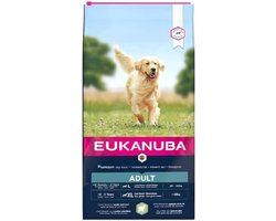 EUKANUBA premium dog food with lamb meat & rice for large breeds - dry food for adult dogs, 2.5kg