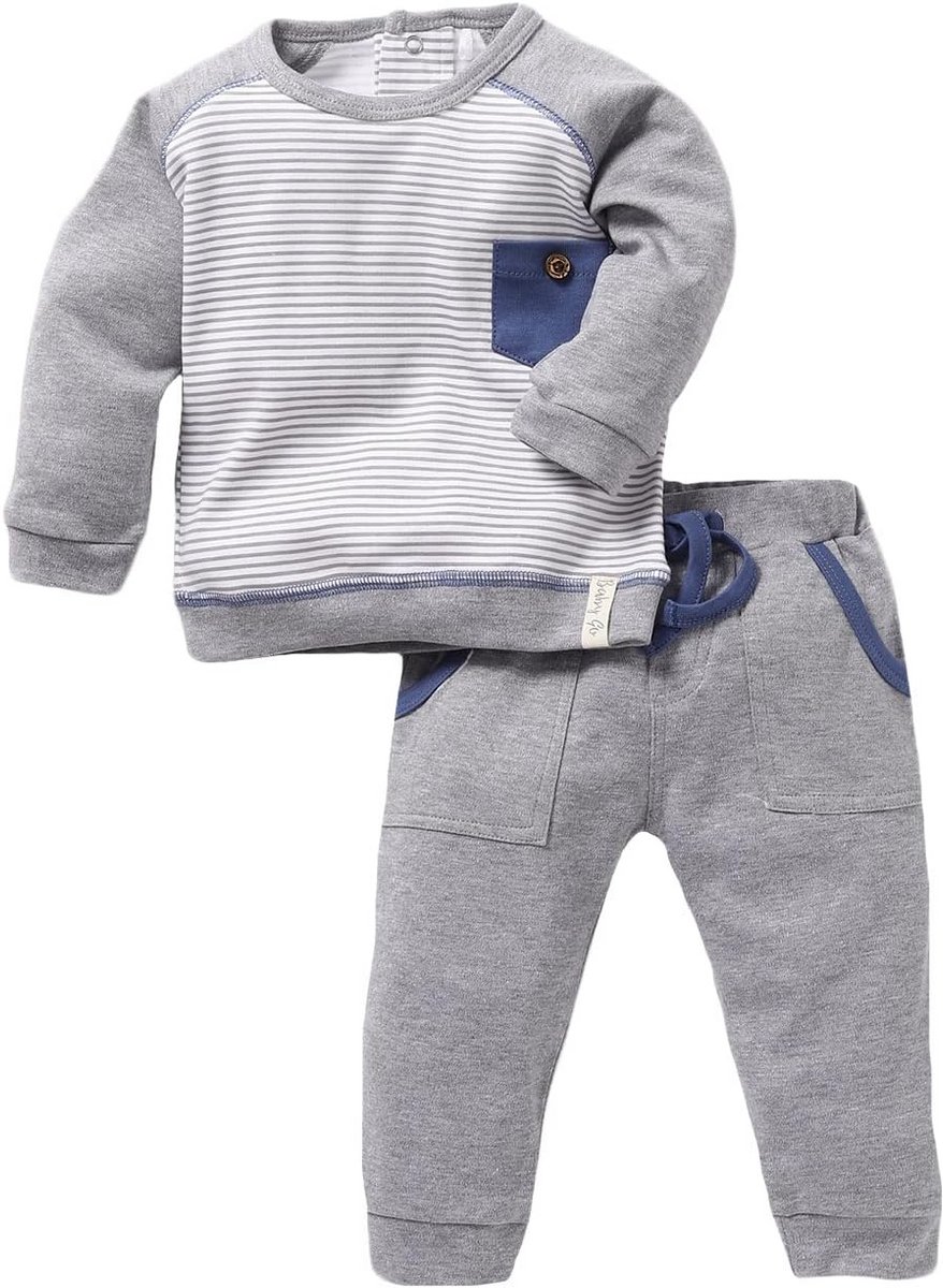 Uniseks Babykleding Set met T-shirt en Broek - 100% Katoen Kleding voor Jongens en Meisjes