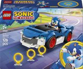 LEGO® Sonic the Hedgehog™ Sonic: Speedster Lightning - Jouet de Construction de Voiture de Course pour Enfants avec Minifigurine Sonic pour Garçons et Filles À Partir de 7 Ans - Conseil Cadeau pour Gamers 77117