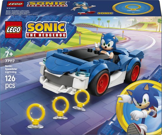LEGO Sonic speelgoedauto Speedster Light - bouwset voor kinderen.