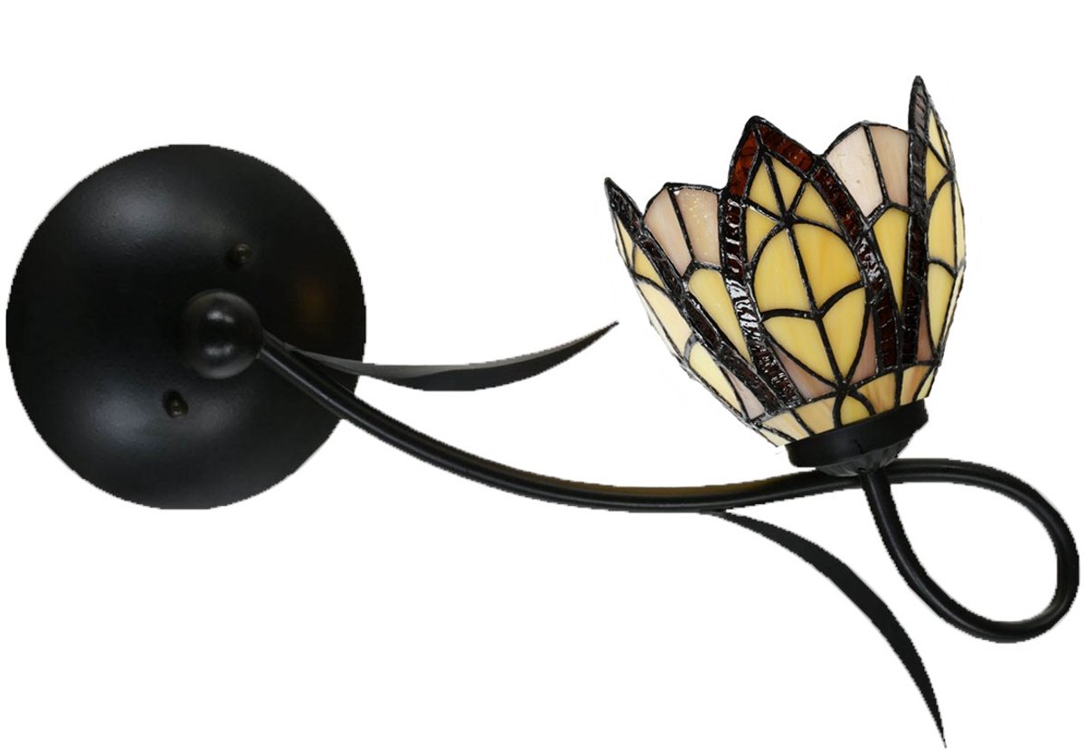 Tiffany Wandlamp / Plafonnière Lovely Flow Souplesse small - Art Deco Trade