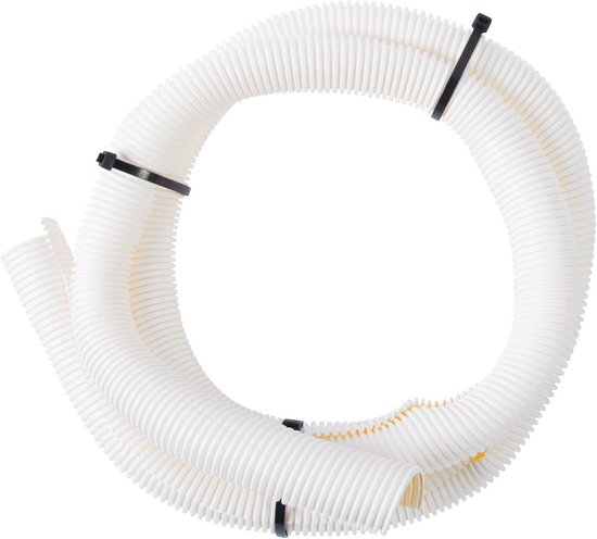 MOCNT Ribbelbuis voor Auto Kabelbescherming Polyethyleen Gegolfde Flexibele Buis Kabel Organizer Kabels Afdekken Bescherming Gesloten Kabelbeheer Management Grijs 25mm 5meter