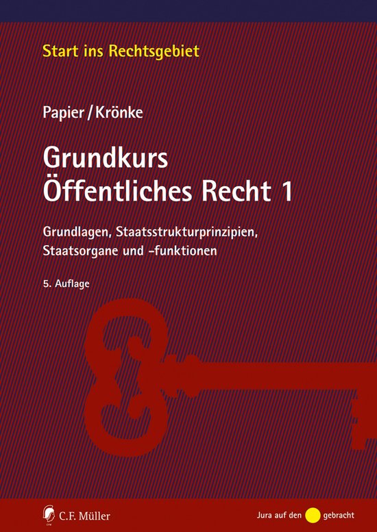 Grundkurs Öffentliches Recht 1 - cover