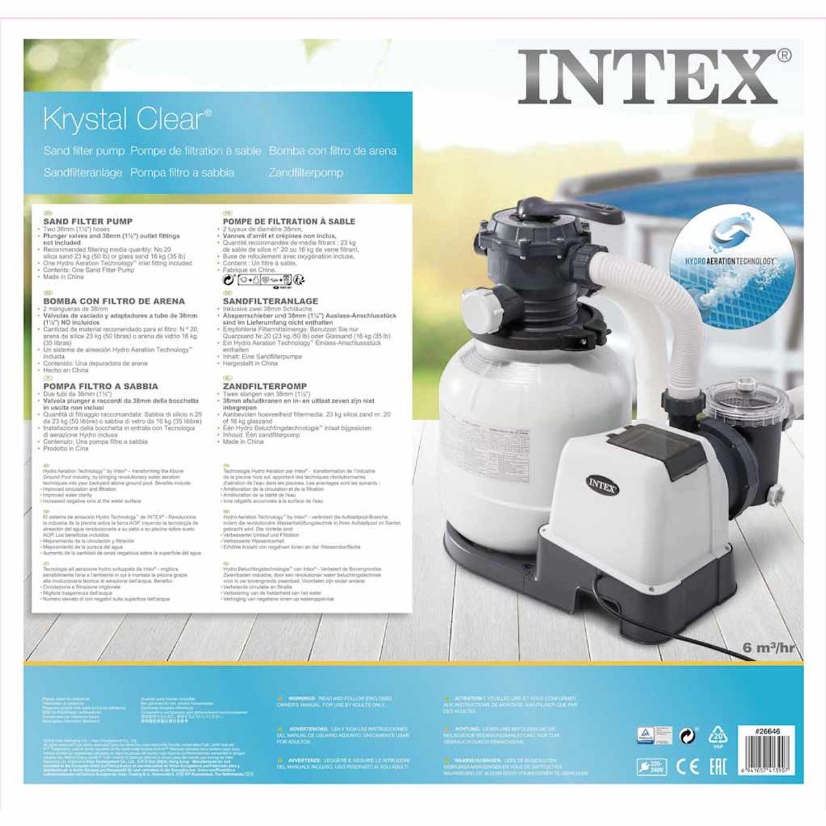 Intex Zand Filter Pomp SX2100 - 7.900L/u - Voor zwembaden tot 37.800L — afbeelding 15