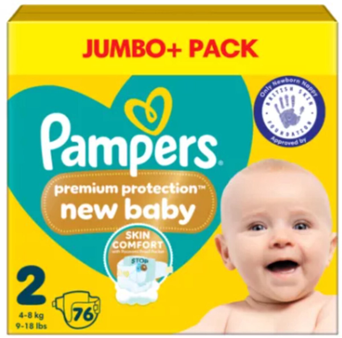 Pampers Premium Protection luiers maat 2 | 76 stuks