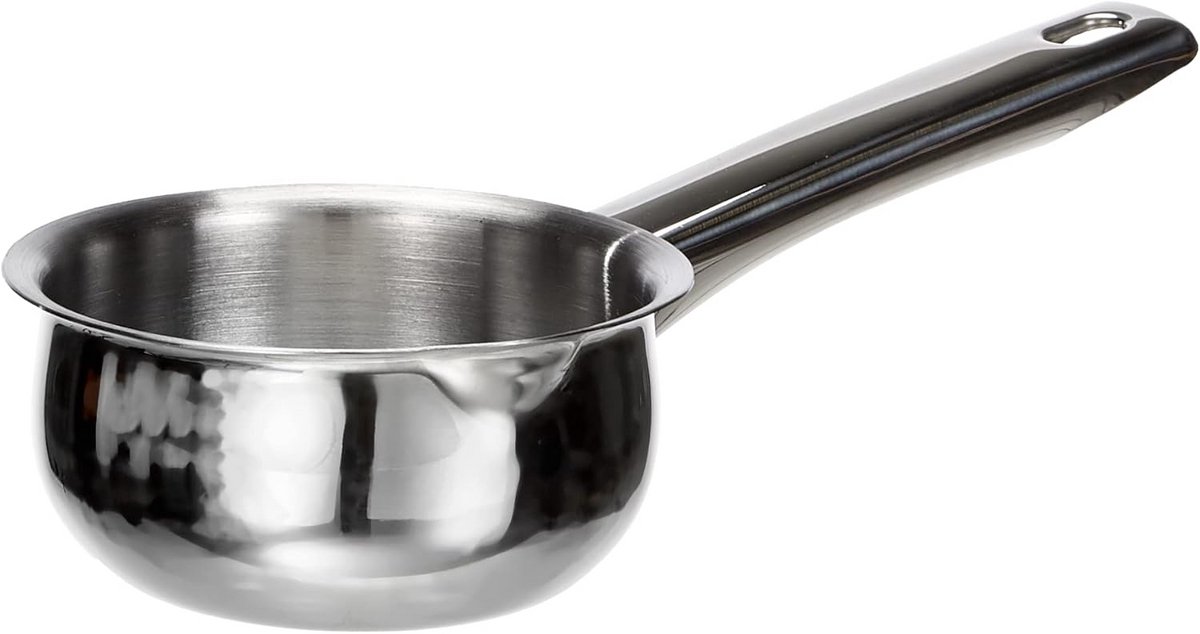 Kleine Steelpan 10 cm RVS Geschikt voor Alle Warmtebronnen Inclusief Inductie