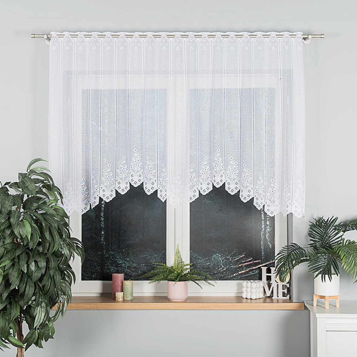 Markizeta Klementyna Serie - Jacquard Paneelgordijn - 200x120 cm - Wit