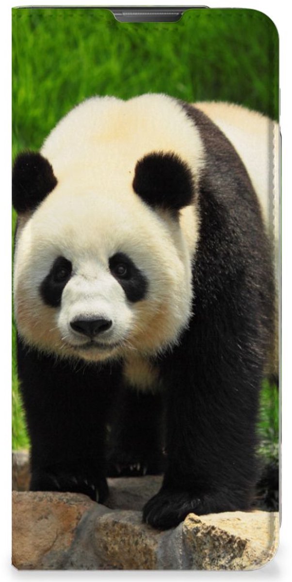 Book Case voor Motorola Moto E20 Hoesje maken Panda