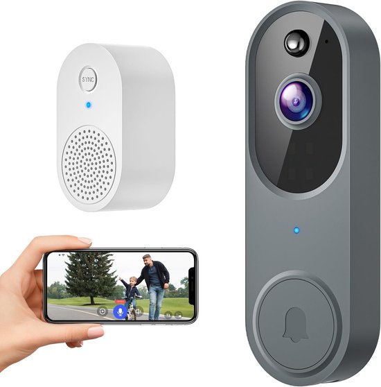 Draadloze Deurbel Camera 1080P met AI (EAN: ...9705) - Draadloze - €51,29