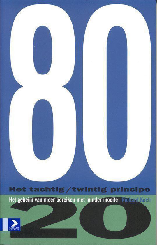 Het 80 20 Principe - cover
