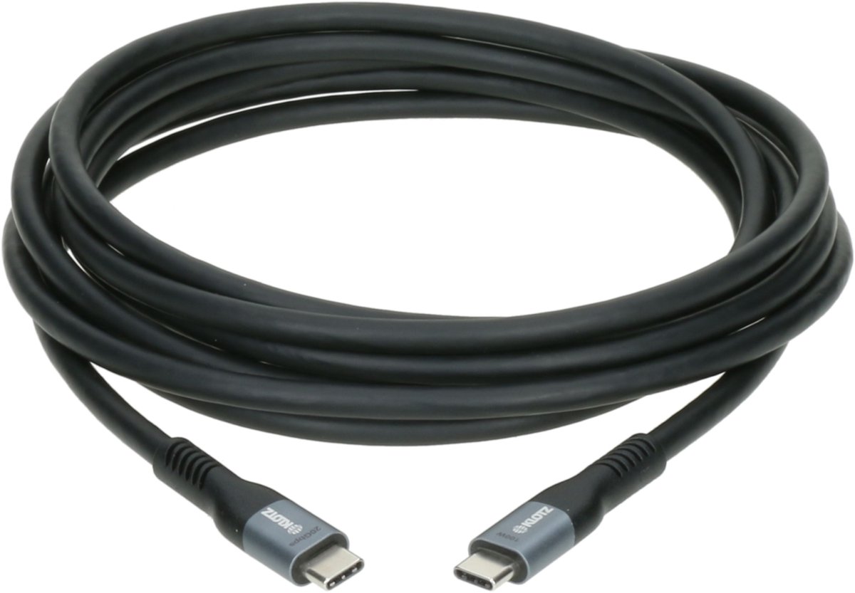 Klotz USB-CC-2.0 USB C naar USB C kabel 2 meter