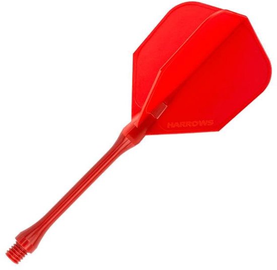 Harrows Clic System Flight Red - Dart Flights van Merkloos — afbeelding 2