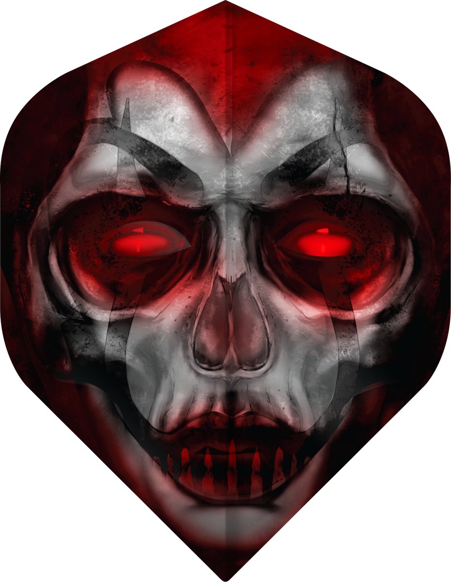 Designa Horror Show - Jester Queen NO2 - Dart Flights