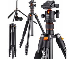 K&F Statief met 3D Balhoofd voor Macro Fotografie - Lichtgewicht Aluminium