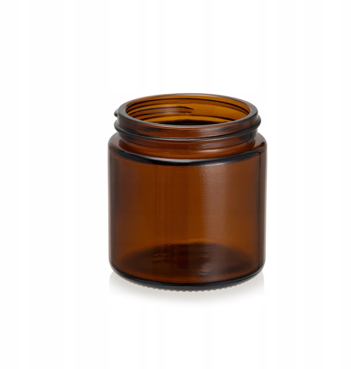 Bruine Glazen Pot 120ml voor Kaarsen - Stijlvol en UV-beschermend