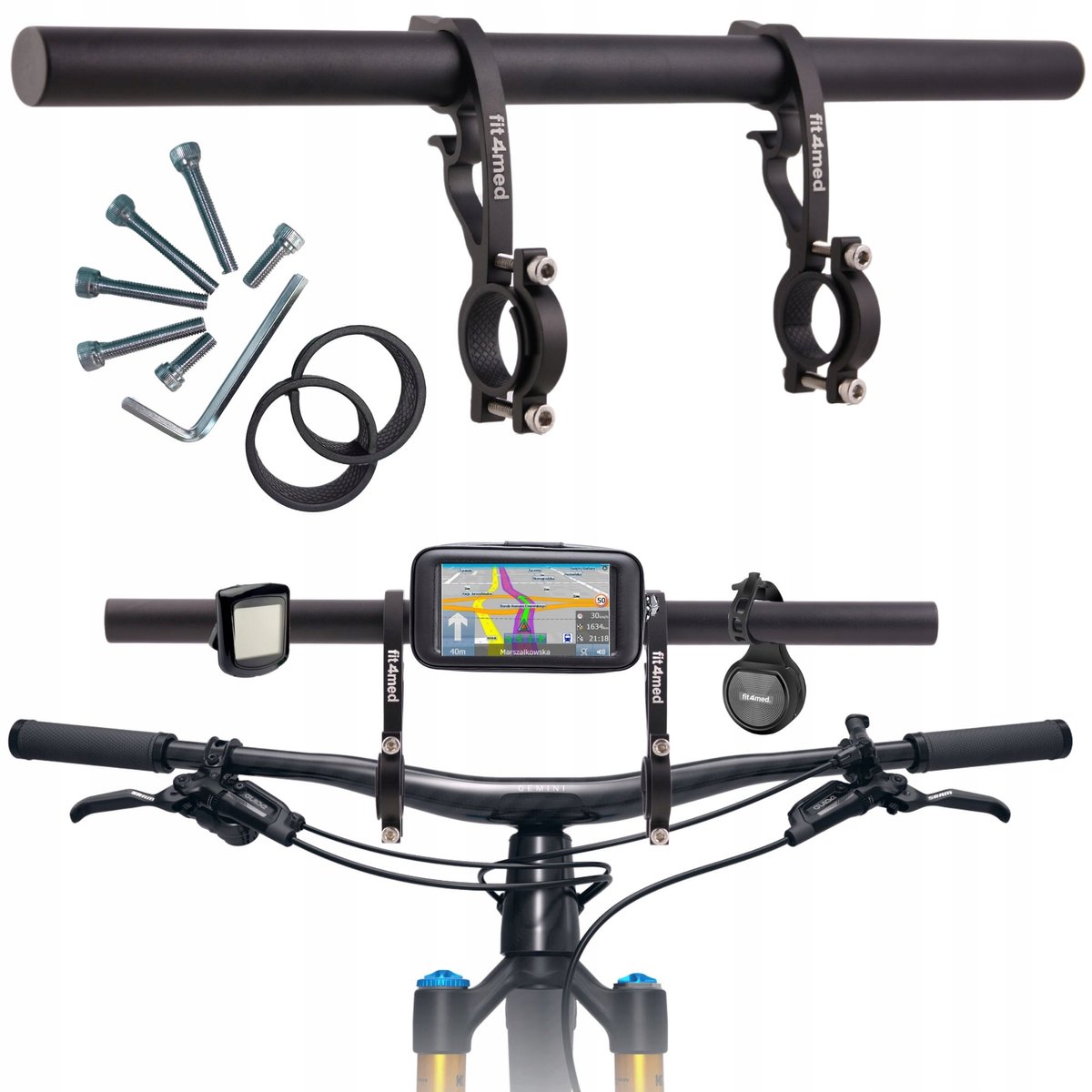Verlengstuk Fietsstuur 40cm - Extra Ruimte voor Accessoires