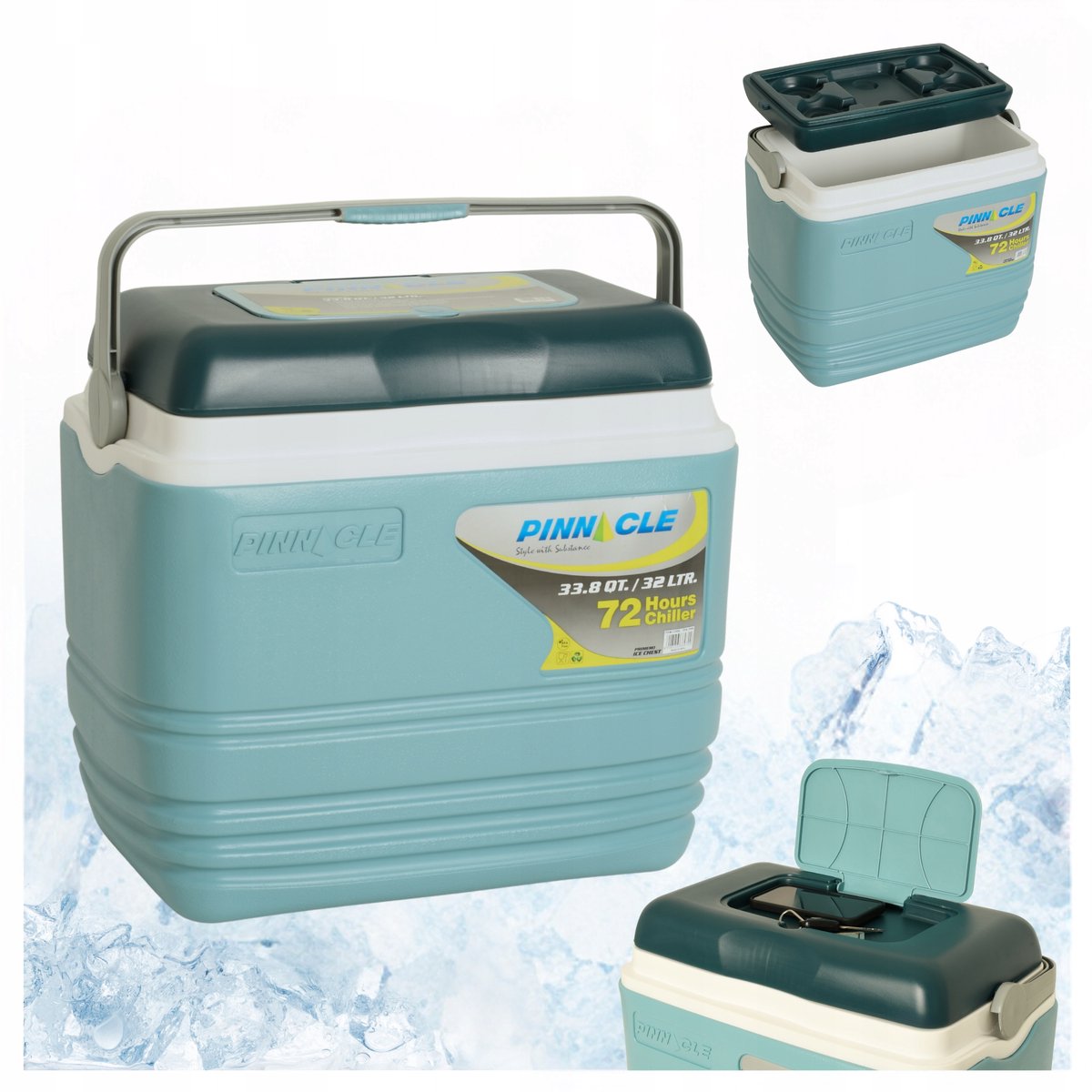 Pinnacle TPX7000 Koelbox 32L Blauw - Ideaal voor Reizen & Camping