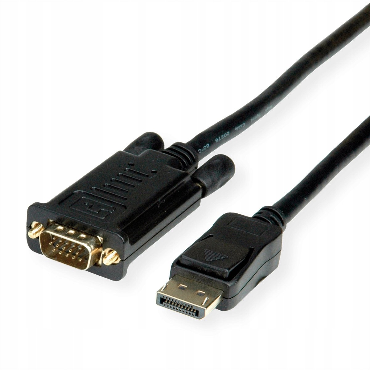 ROLINE DisplayPort naar VGA kabel, 1m, zwart, M/M