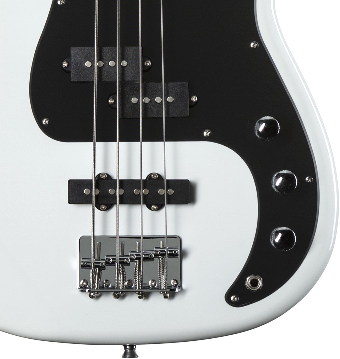J & D PBJ II Bass White - Elektrische basgitaar