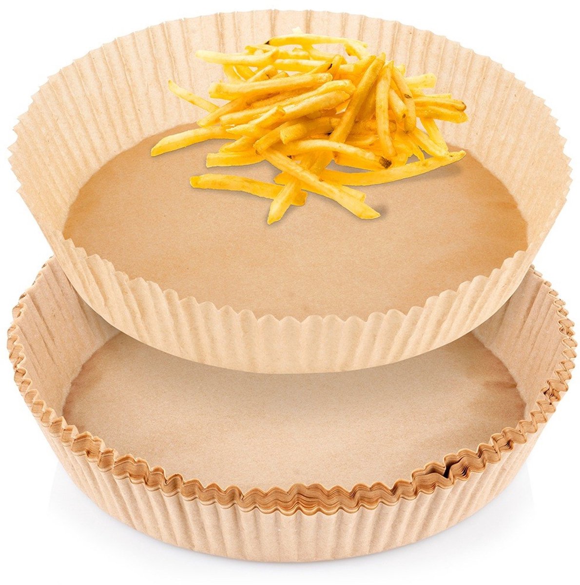 Airfryer Bakpapier Set a 50 Stuks - Rond - 20 cm