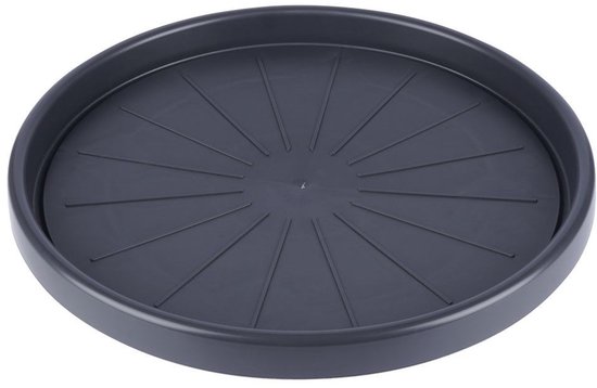 Chariot Pro Garden Plant - plastique - gris foncé - rond - D35 cm - 50 kilos