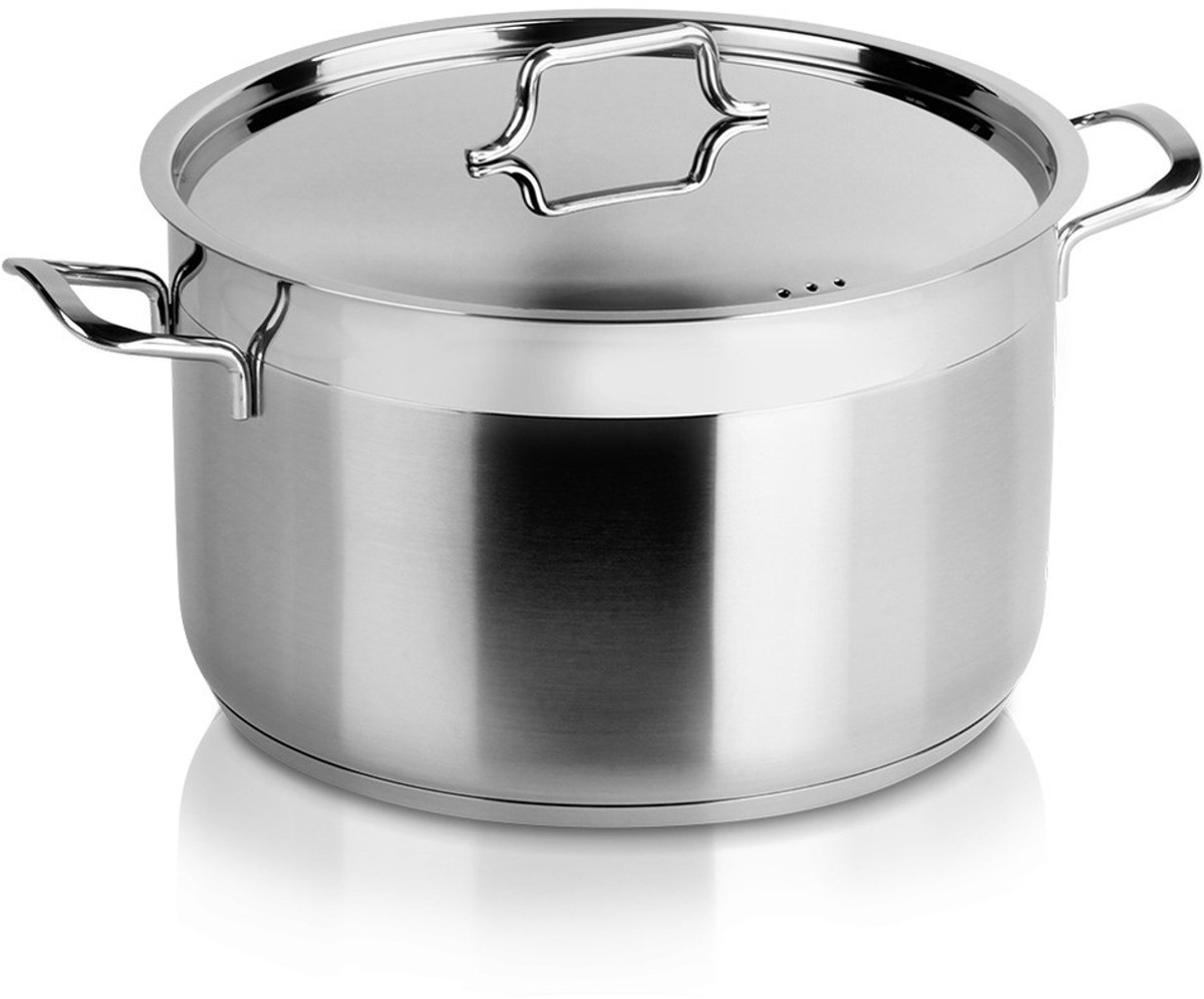 Orion Anett Serie - Roestvrijstalen Pan - 26 cm - 8,2 l - Met Deksel