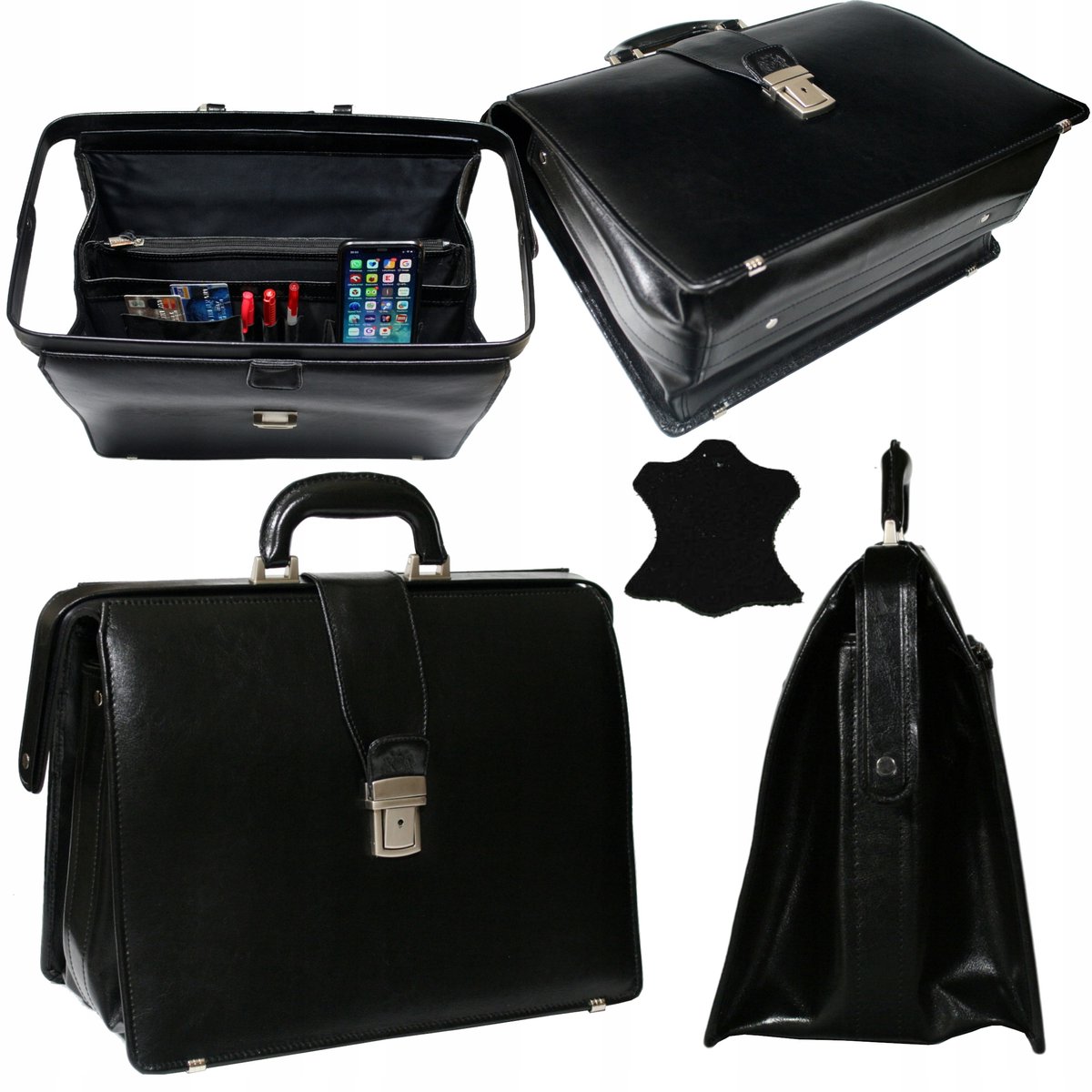 Lees Doktersakte Tas A4 Laptop 15" Zwart - Nederlands Product