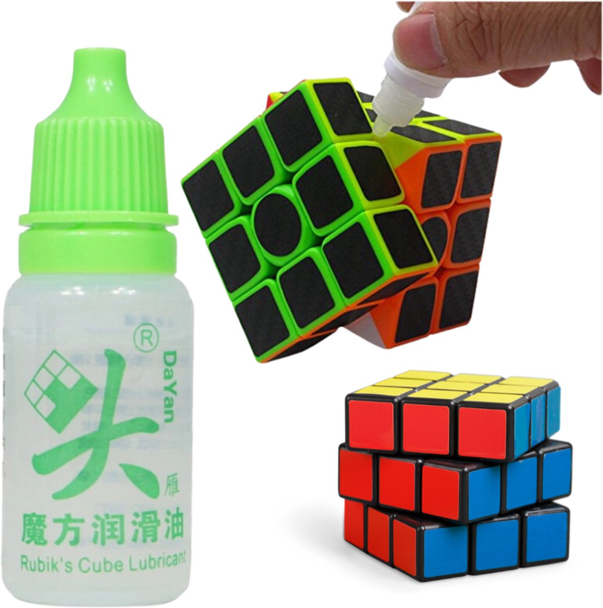 Zolta DaYan Lube Green - Universeel Rubiks Kubus Smeermiddel - 10ml - Mobiel & Efficiënt