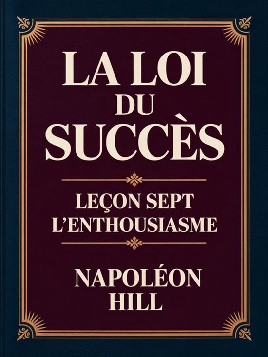 LA LOI DU SUCCÈS - Leçon sept L'ENTHOUSIASME (traduit)