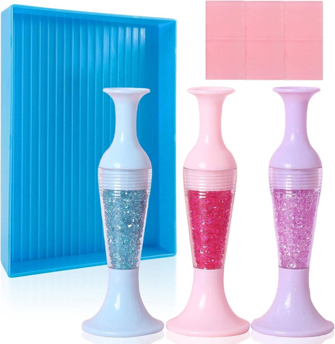 3 Stuks Hervulbare Pennen voor Diamond Painting en Nail Art Accessoires