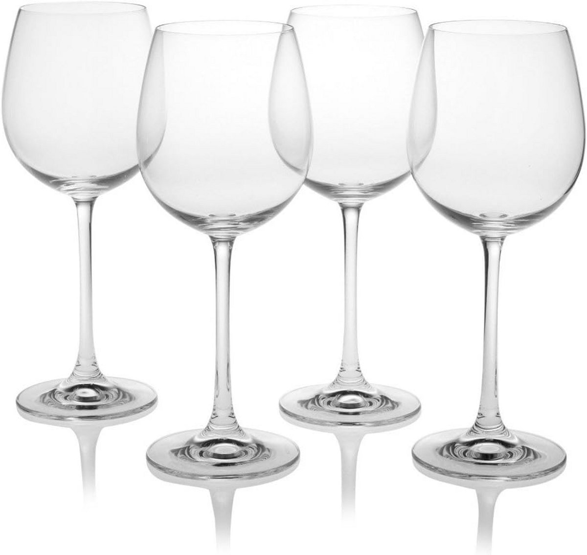 Set van 8 Dunne Witte Wijn Glazen Kristalglas Tulpvorm - Geschikt voor Feest of Cadeau