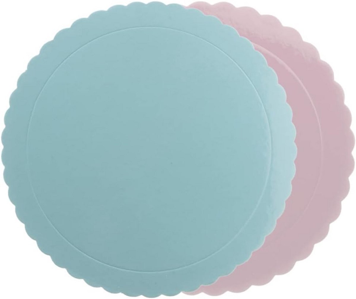 Ronde Kartonnen Taartplateau met Golfrand voor Gebak en Desserts
