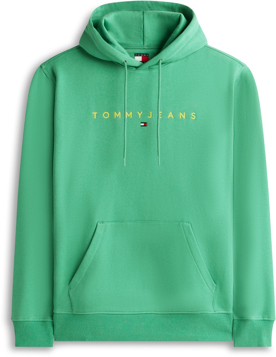 Tommy Jeans Trui Tjm Reg Linear Logo Dm0dm20746 0h7 Bahama Mannen Groen