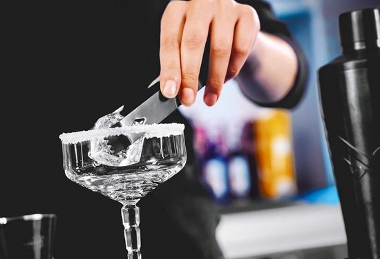 IJstang Roestvrij Staal voor Cocktail IJsblokjes en IJballen - Smokey Grey Kleur van Merkloos — afbeelding 5