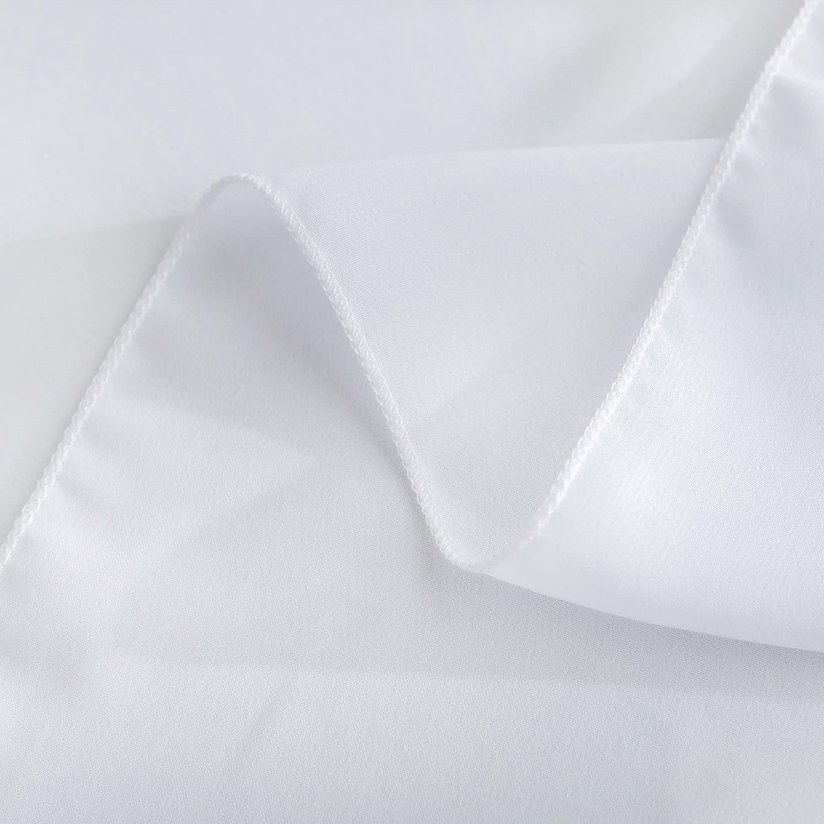 Elegante Witte Chiffon Tafelloper 3 Meter voor Bruiloft en Feestdecoratie