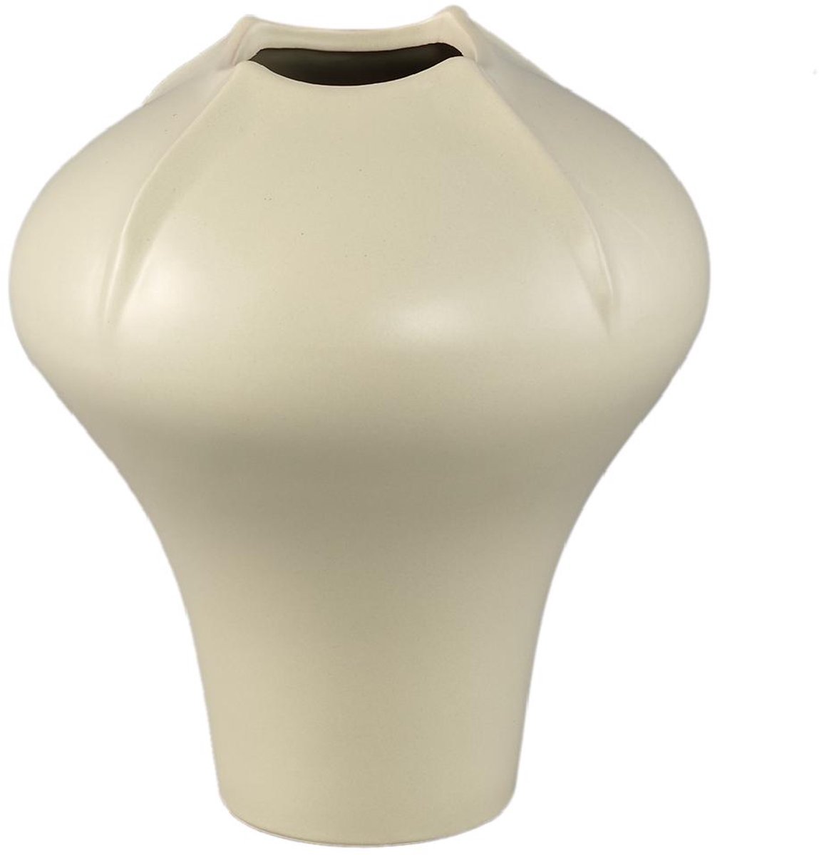 PTMD Vaas Ginos - Beige - 22x22x25cm