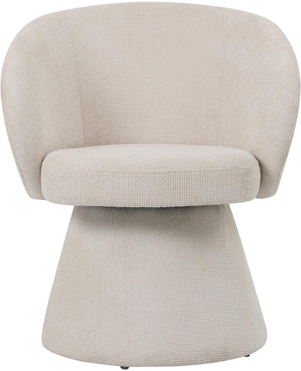 PTMD Eetkamerstoel Hermes - Beige - 65x62x79cm