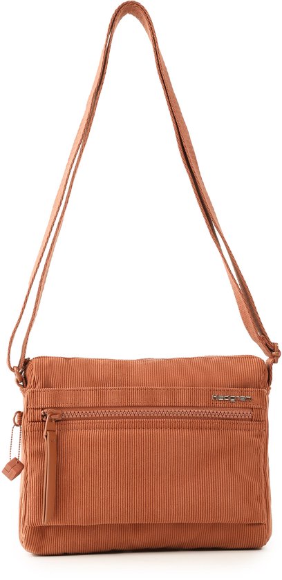 Hedgren Eye Sac bandoulière femme avec protection RFID – Petit – Velours Redwood Burl