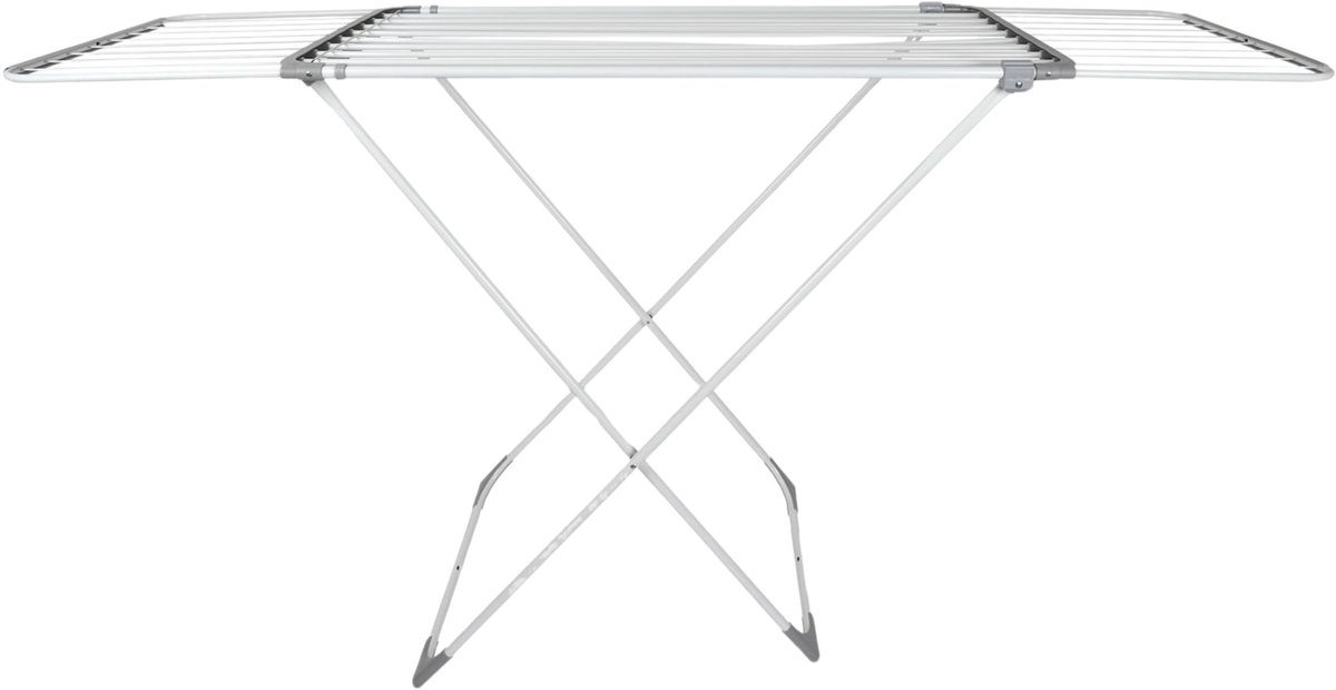 Home Deco Factory Wasrek/droogrek - wit - metaal - 108 x 55 x 94 cm - ophangen