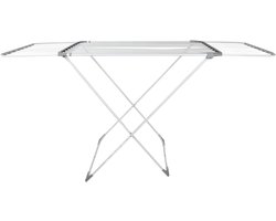 Home Deco Factory Wasrek/droogrek - wit - metaal - 108 x 55 x 94 cm - ophangen