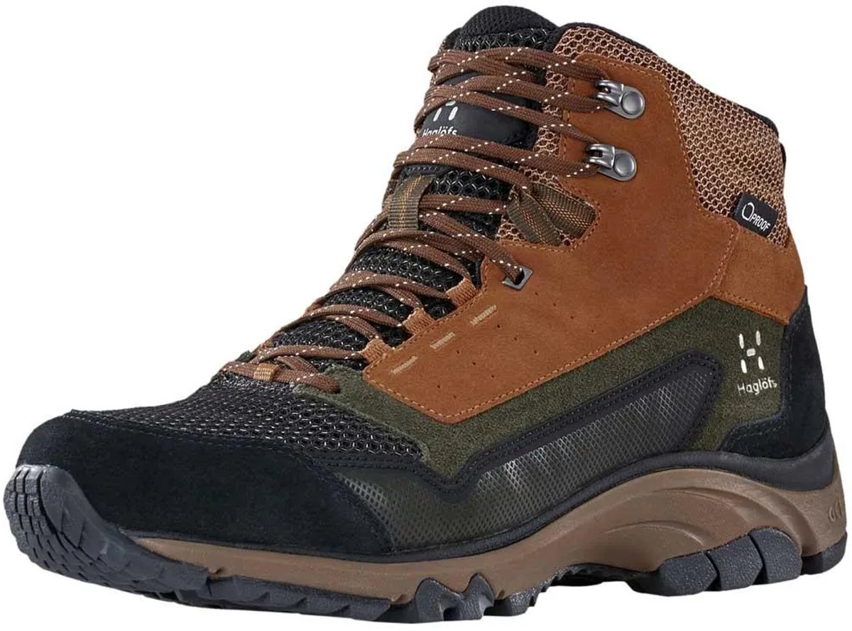 Haglöfs Skuta Proof Eco Middelhoge Schoenen Heren oak/deep woods Schoenmaat 2/3 Bruin