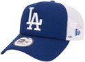Casquette bleue avec dos en mesh blanc et logo LA.