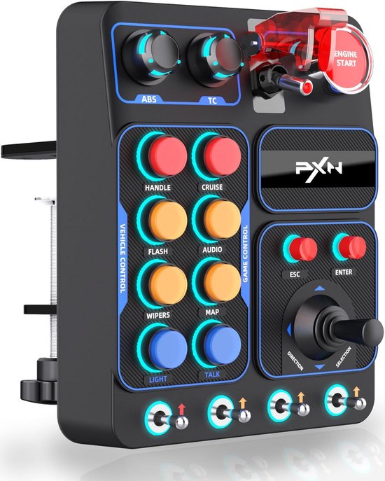Aanpasbare Button Box voor PC Gaming - 19 Programmeerbare Knoppen met ...