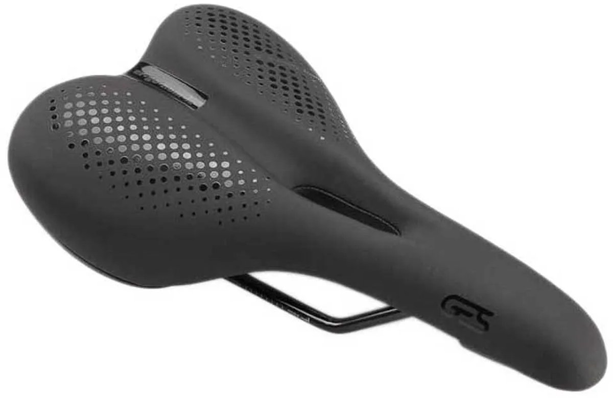 Ges Ergo Memory Foam Zadel - Zwart