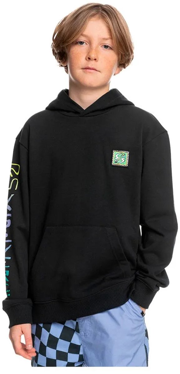 Quiksilver Radical Times Sweatshirt 8 Years Jongen Zwart