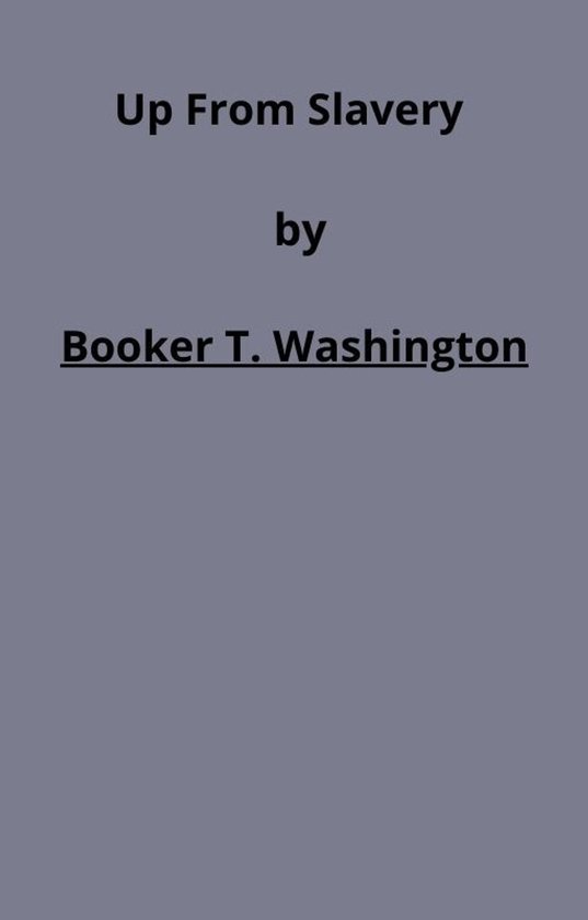 Up From Slavery - cover