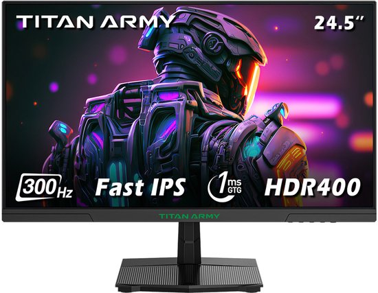 TITAN ARMY P2510HS Vlakke 16:9 Fast IPS FHD 300Hz gamingmonitoren met levendige kleuren
