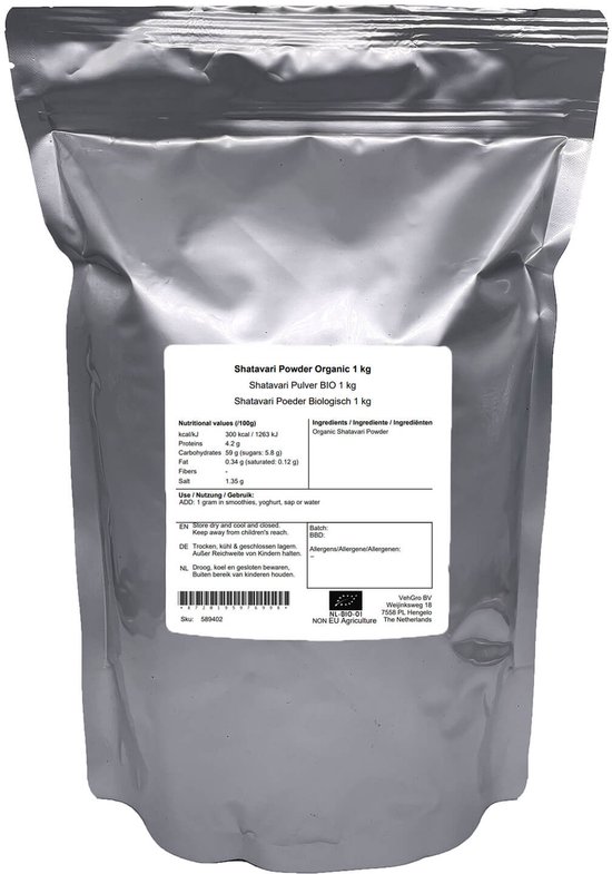 Shatavari Poeder - 1 Kg - Holyflavours